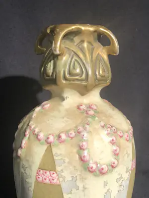 Eduard Stellmacher - Amphora Teplitz - Art Nouveau vaas kopen? Bied vanaf 349!