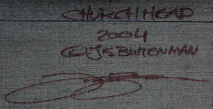 Jeroen Buitenman - Olieverf op doek: Church head(Ingelijst) - 2004 kopen? Bied vanaf 895!