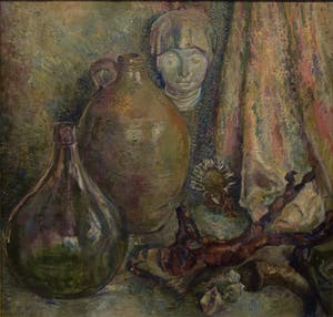 Edith Pijpers - Stilleven met vazen - Olieverf op doek kopen? Bied vanaf 50!