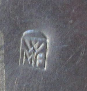 WMF - Art deco verzilverde drie- arms kandelaar kopen? Bied vanaf 30!