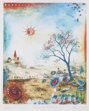 Heinz Voss - Ets en aquatint, (...) als Natur - Ingelijst kopen? Bied vanaf 40!