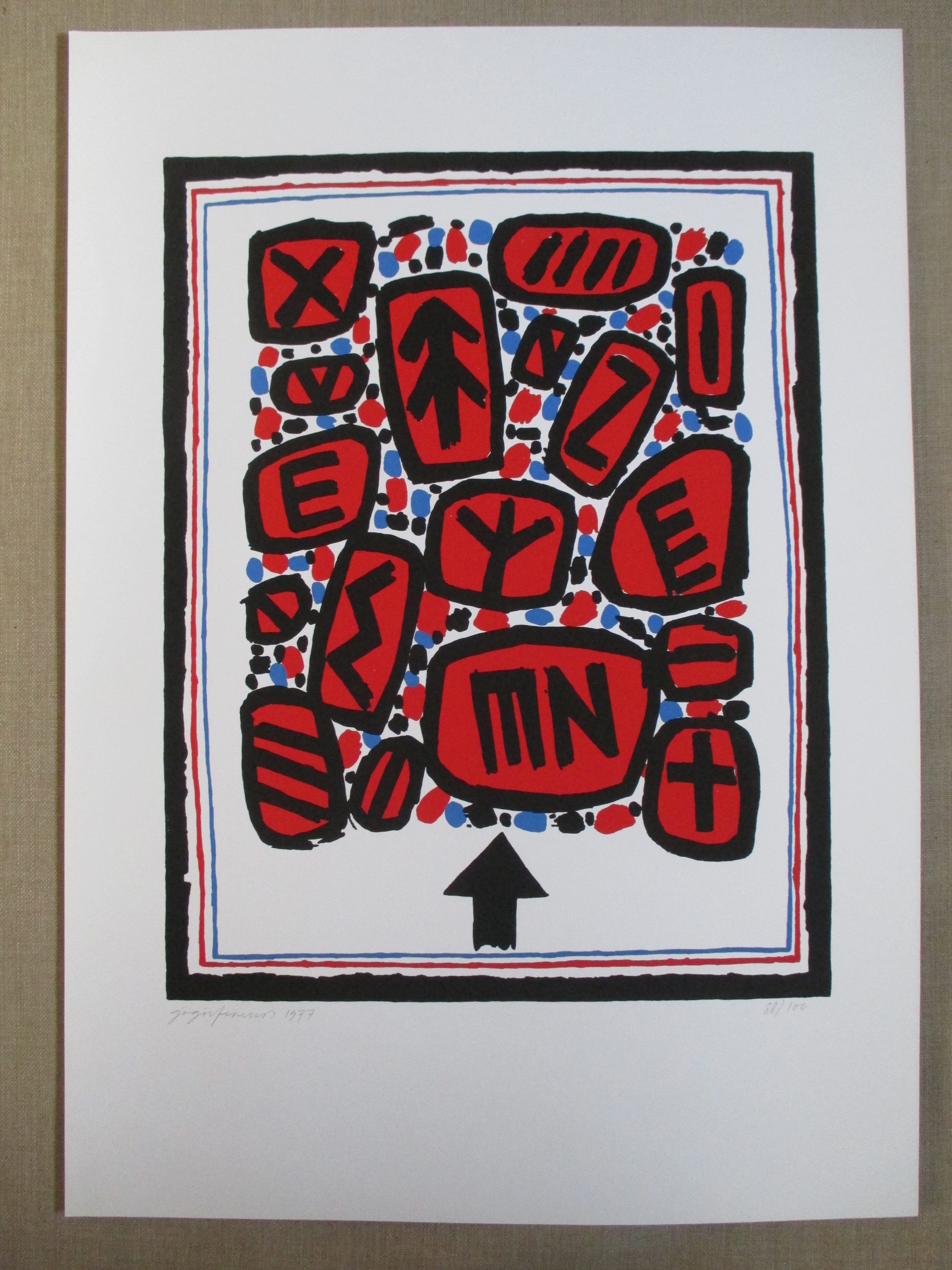 Ferenc Gogos - Zeefdruk 1977 kopen? Bied vanaf 40!