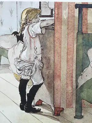 Carl Larsson - Bijzondere verzamelmap met 11 drukken van aquarellen kopen? Bied vanaf 25!
