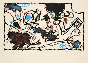 Pierre Alechinsky - Vivier - 1988 kopen? Bied vanaf 875!