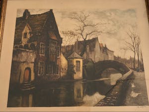 Alfred van Neste - Brugge Winter landschap kopen? Bied vanaf 55!