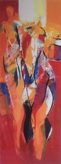 Peter Meijer - Gr Kleurenzeefdruk IN HET VOORBIJ GAAN Handgesigneerd verkocht voor € 45!