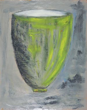 Lucie Fontaine - Gemengde techniek op papier, Studie vaas kopen? Bied vanaf 1!