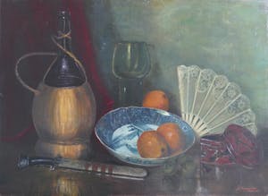 Niet of onleesbaar gesigneerd - Stilleven kopen? Bied vanaf 10!