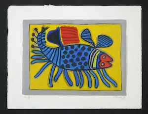 Corneille - Litho, Poisson surréaliste kopen? Bied vanaf 1!