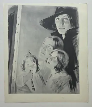 Han van Meegeren - Drie litho's. Groepsportretten. kopen? Bied vanaf 59!