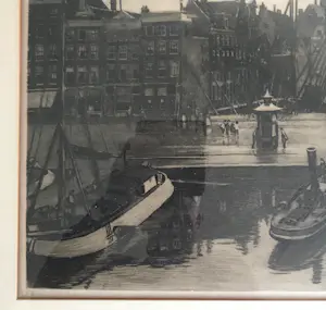 Willem Witsen - Gezicht op het Damrak. kopen? Bied vanaf 320!