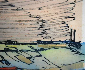 Edmond Wingen - Zomers Limburgs platteland 1955 kopen? Bied vanaf 165!