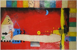 Theo Koster - Zeefdruk, Blue Moon - Ingelijst (Groot) kopen? Bied vanaf 60!