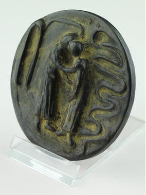Inka Klinckhard - Bronzen penning: Verloren zoon, 1983 kopen? Bied vanaf 125!