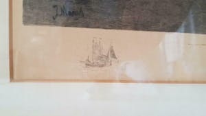 Johannes Graadt van Roggen - grote ingelijste ets naar Jacob Maris kopen? Bied vanaf 40!