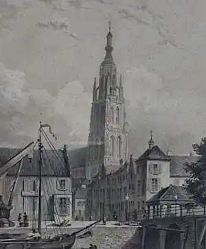 Jan Terwen - Stadsgezicht Breda verkocht voor € 25!
