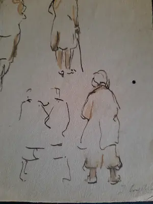 Jan Engelchor - Wandelaars in Amsterdam 1942 kopen? Bied vanaf 1!