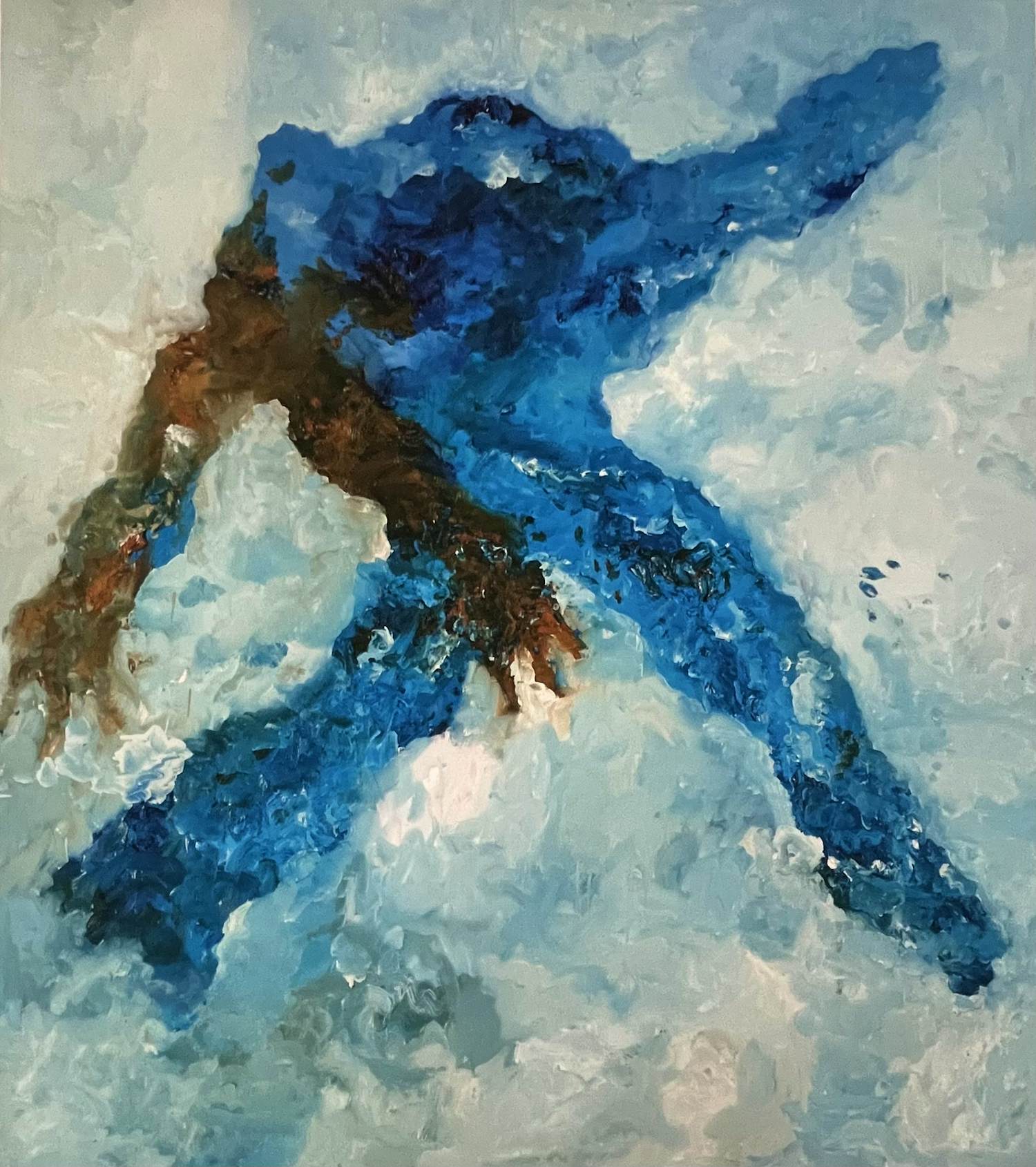 Armando - Kleurengiclée - gesigneerd en genummerd 8/30 -'Gestalt Blau' kopen? Bied vanaf 165!