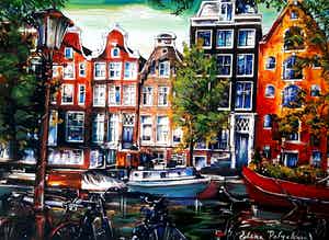 Elena Polyakova - Mooie weer in Amsterdam verkocht voor € 60!