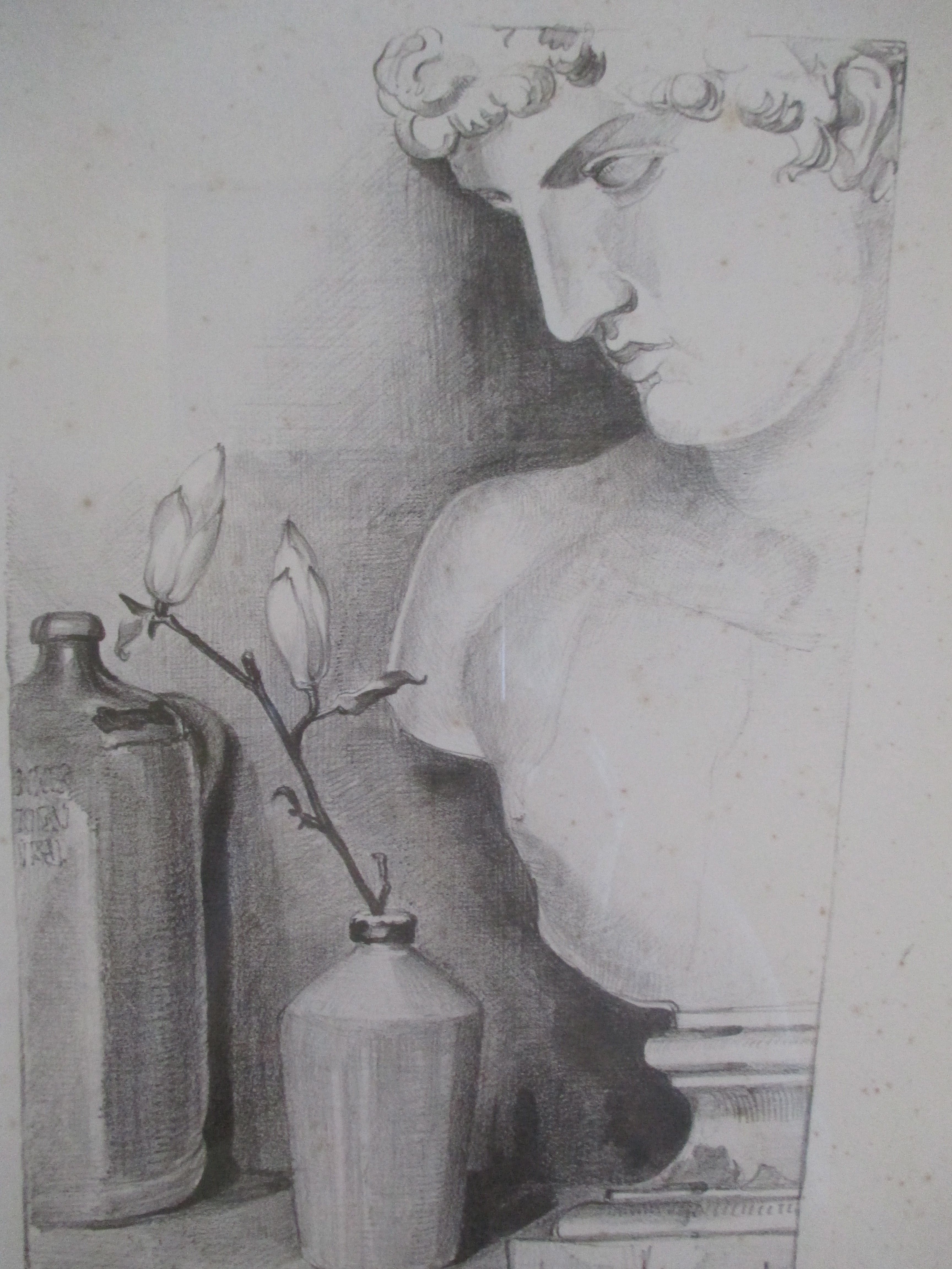 Fré Drost - Ingelijste lithografie 1942 kopen? Bied vanaf 1!