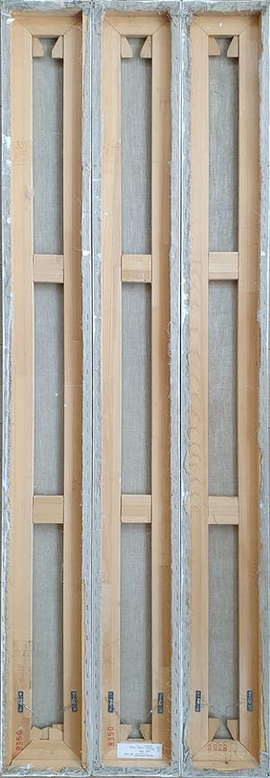 Frank Lengvenius - Drieluik: Acryl op doek, 'One day' (Zeer groot) kopen? Bied vanaf 195!