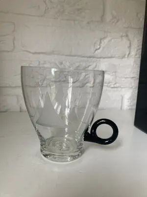 Andries Dirk Copier - Set van 4 Bowl glazen, geëtst, uit de jaren 40/50ig kopen? Bied vanaf 28!