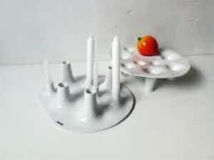 Willem Noyons - Fruit and Fire kandelaar/fruitschaal verkocht voor € 35!