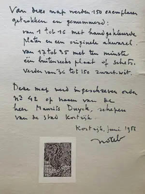 Marcel Notebaert - 8 zwart-wit tekeningen van figuren en taferelen. kopen? Bied vanaf 300!