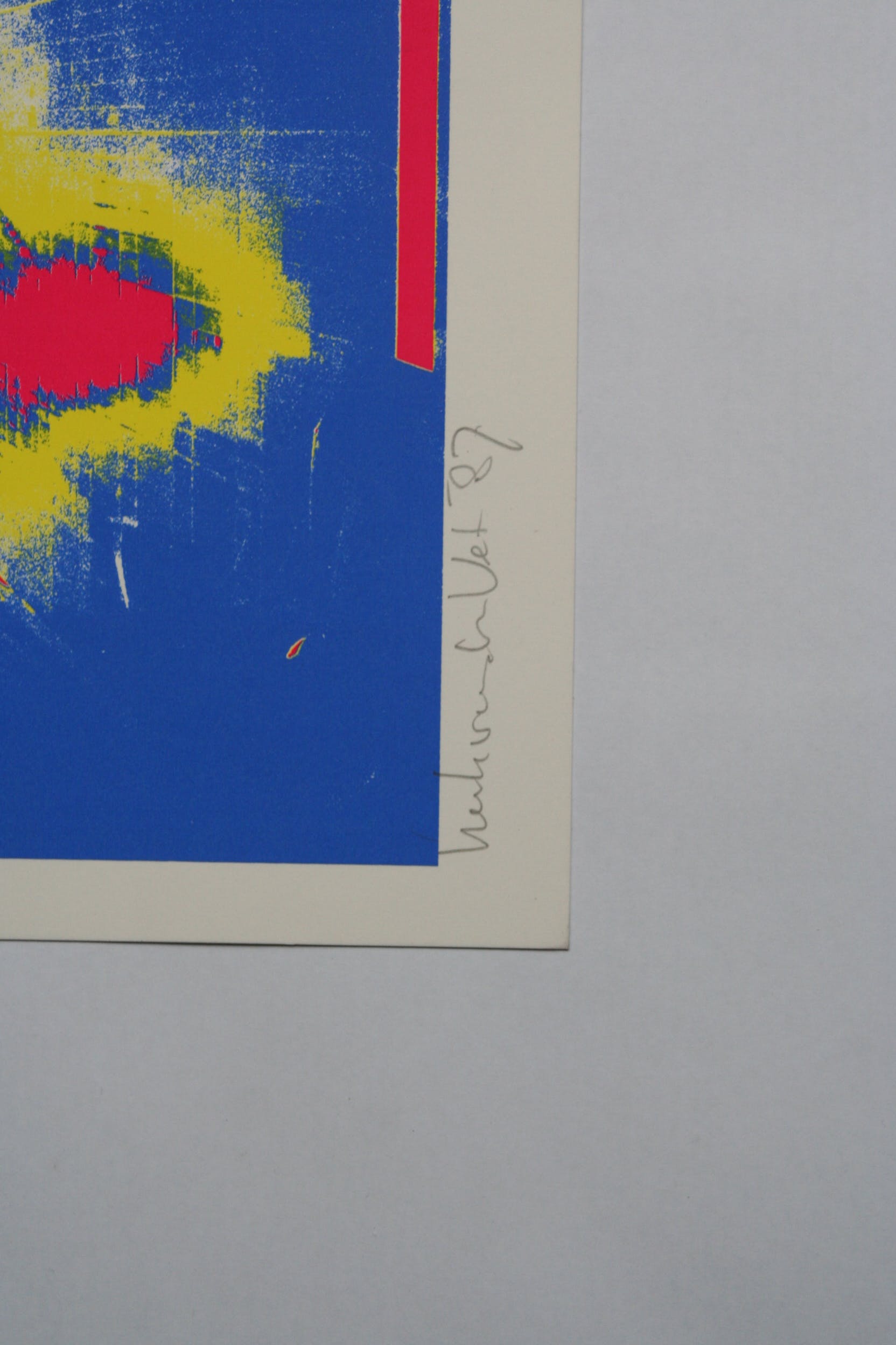 Henk van der Vet - kleine zeefdruk - gesigneerd kopen? Bied vanaf 1!