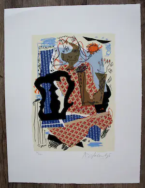 Kees Salentijn - Zeefdruk -1997 kopen? Bied vanaf 55!