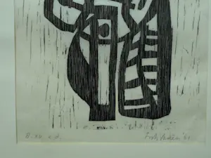 Frits Vanen - 4x Houtsnede , Holland Festival en Theater – 1961 – oplage 15 ex. kopen? Bied vanaf 50!