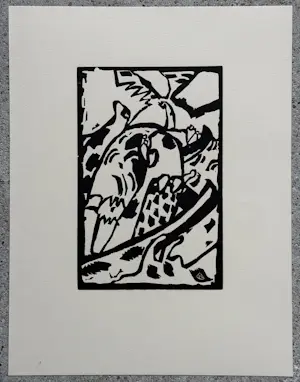 Wassily Kandinsky - Improvisation Original- Holzschnitt Werkverzeichnis Roethel 124 kopen? Bied vanaf 75!