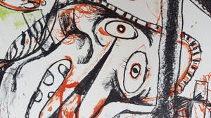 Lucebert - kleurenlitho 12/40 - gesigneerd - 1982 kopen? Bied vanaf 1!