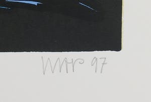 Hans Wap - Zeefdruk, Nomade kopen? Bied vanaf 1!