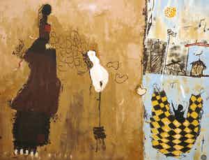 Liesbeth Rahder - Zeefdruk, In the mood for II verkocht voor € 35!