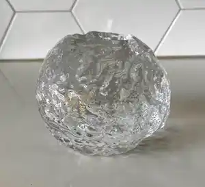 Kosta Boda - XL Theelicht SnowBall ontwerp Goran Warff verkocht voor € 1!