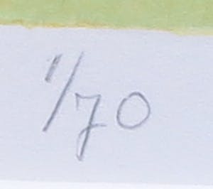 Ardi Brouwer - Litho, Een huis voor de zomer - Ingelijst kopen? Bied vanaf 1!