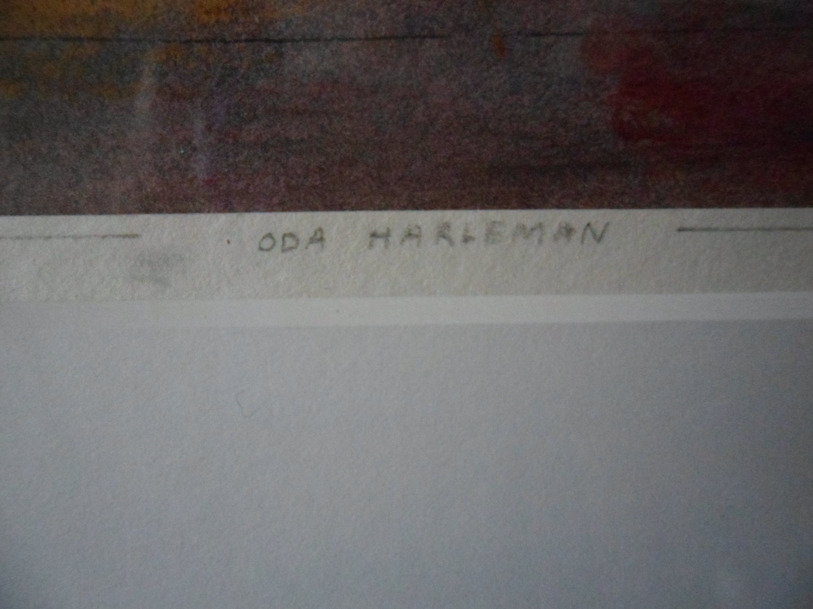 Oda Harleman - Gemende techniek ( olie pastel ). Titel "Everlasting friendship" kopen? Bied vanaf 20!