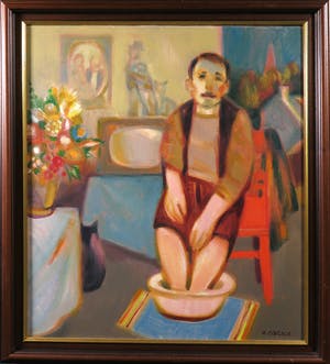 Marcel Cockx - Acryl op doek, Nostalgie - Ingelijst kopen? Bied vanaf 150!