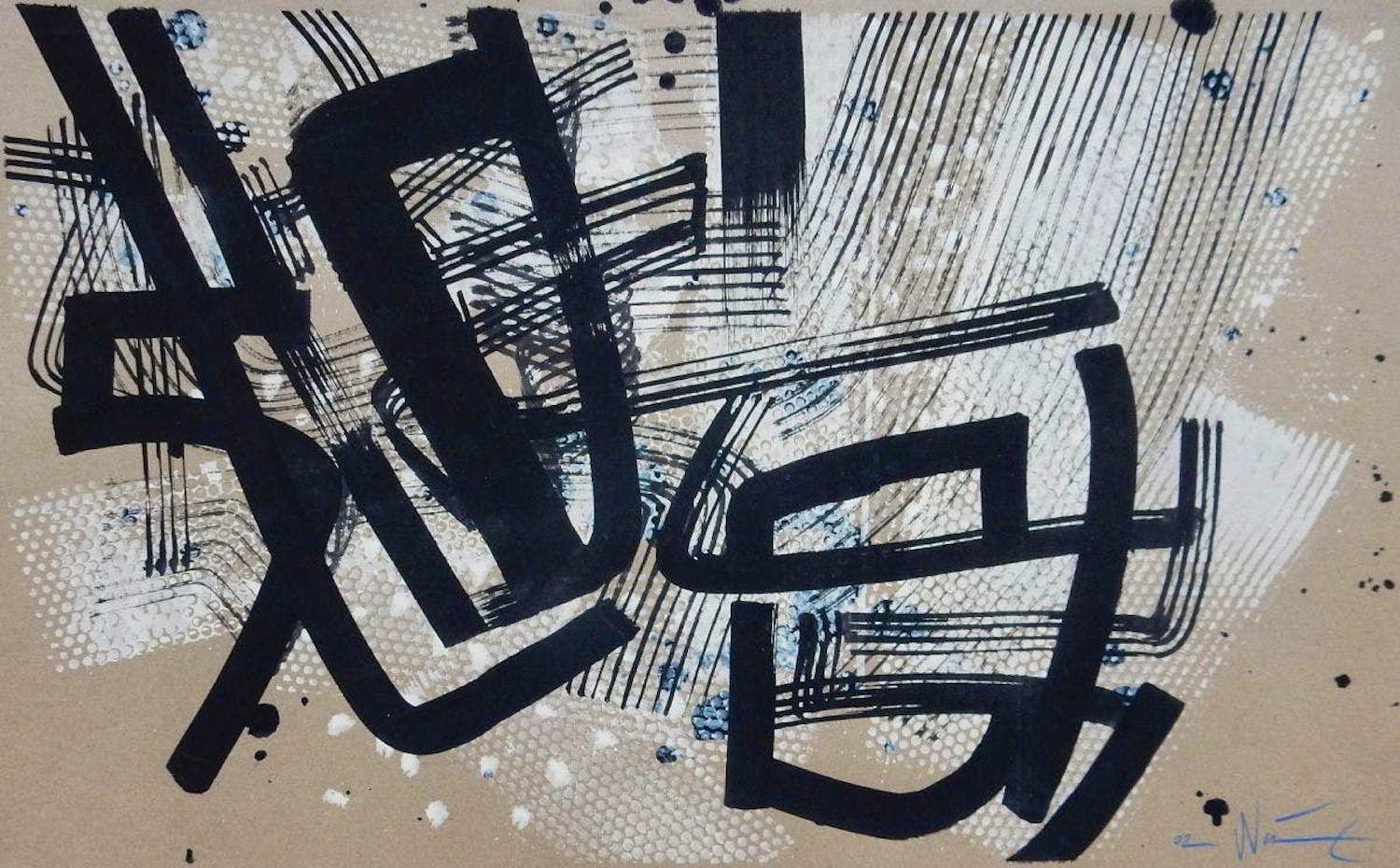 Buy Ricardo Wiesse - Acrylbild, Unikat, signiert 2002? Bid from 439!
