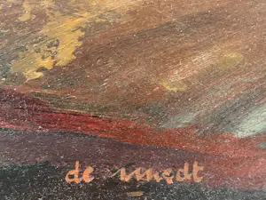 André De Smedt - LANDSCHAP IN AVONDROOD kopen? Bied vanaf 100!