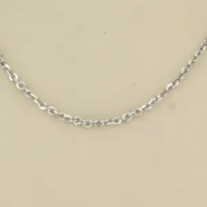 18k wit gouden collier - 40 cm kopen? Bied vanaf 280!