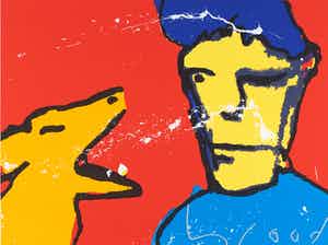 Herman Brood - Man met blaffende hond verkocht voor € 100!