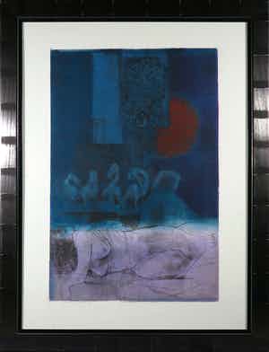 Ru van Rossem - Aquatint en reliëfdruk, La casada infiel - Ingelijst (Groot) verkocht voor € 100!