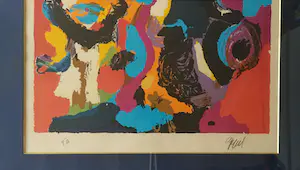 Karel Appel - "Landscape with Eyes" - 1976 - Litho (with Certificate) kopen? Bied vanaf 990!