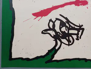 Pierre Alechinsky - gesigneerde litho – prent 190 kopen? Bied vanaf 750!