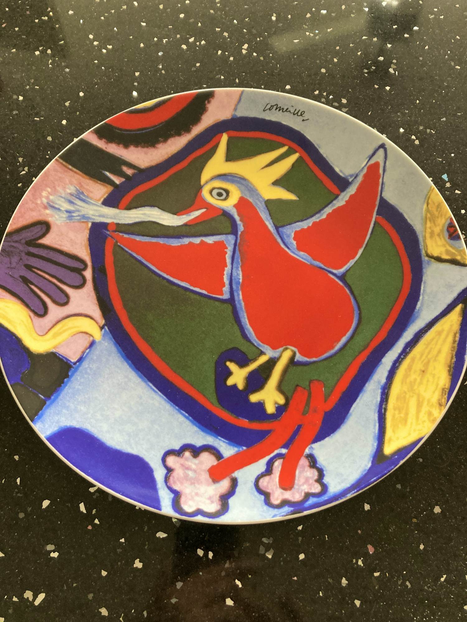 Corneille - BBQ-schaal Vrolijke Vogel verkocht voor € 45!