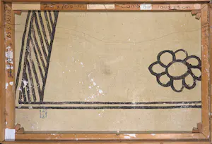 Niet of onleesbaar gesigneerd - Olieverf op doek, Abstracte compositie - Ingelijst kopen? Bied vanaf 1!