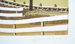 Frans de Haas - haven met zeegezicht. kopen? Bied vanaf 75!