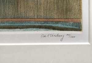 Aat Verhoog - Ets aquatint, ruiter te paard, gesigneerd en ingelijst kopen? Bied vanaf 25!